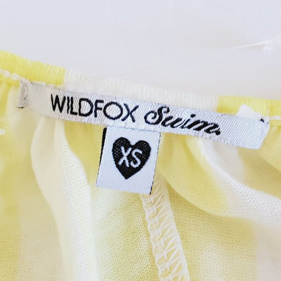 WILDFOX SWIM Striped Yellow Maxi Dress - Picture 4 of 7